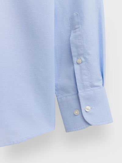CAMISA OXFORD BASIC CELESTE