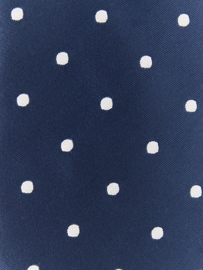 CORBATA JACQUARD MF AZUL MARINO