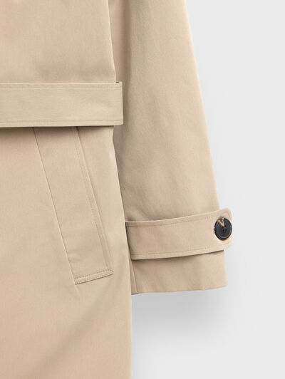 GABARDINA TRENCH BEIGE