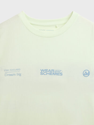 CAMISETA SCHEMES VERDE