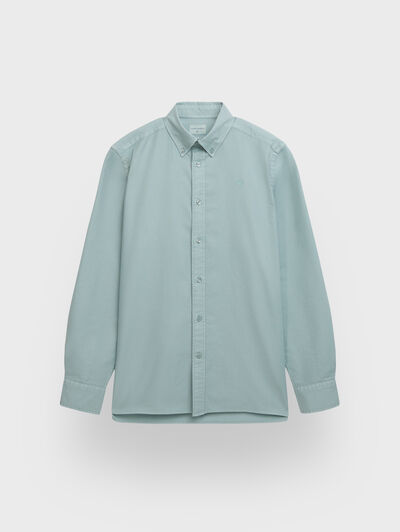 CAMISA OXFORD DYE AZUL