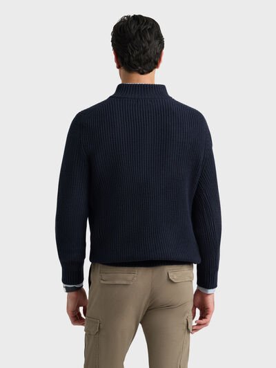 JERSEY RUSTIC AZUL MARINO