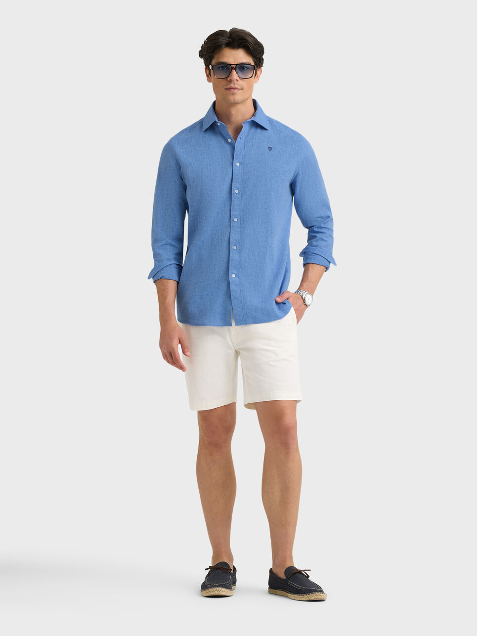 CAMISA LINO CHAMBRAY