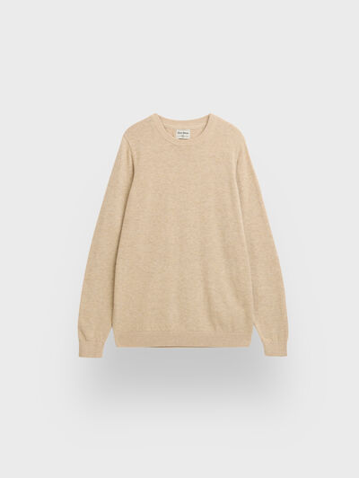 JERSEY ROUND NECK KIDS BEIGE