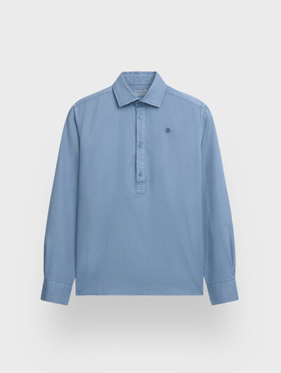 POLERA PANAMA DYE AZUL