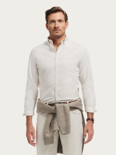 CAMISA FLANNEL TWILL CRUDO