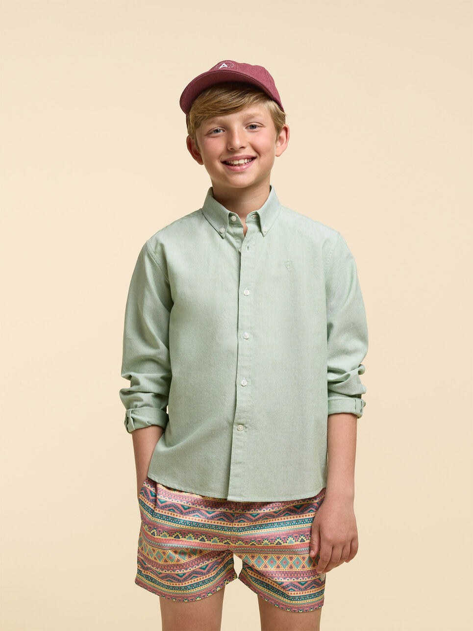 CAMISA OXFORD SOLID KIDS