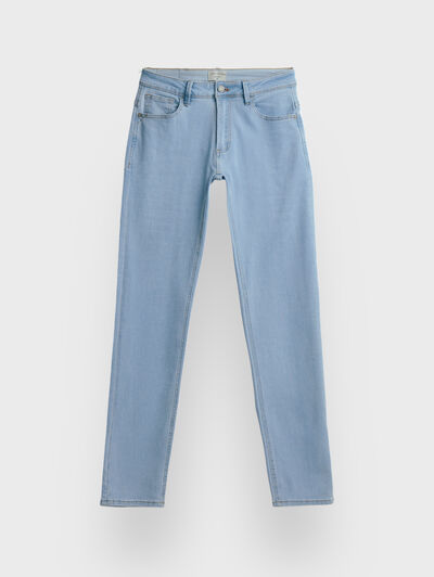 DENIM SLIM BASICO CELESTE