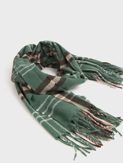 BUFANDA CHECKS VERDE