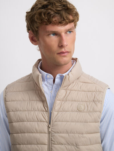 CHALECO NIRO BEIGE