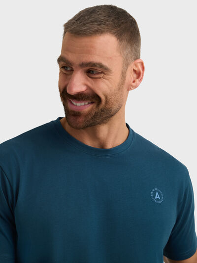 CAMISETA RUBBER AZUL MARINO