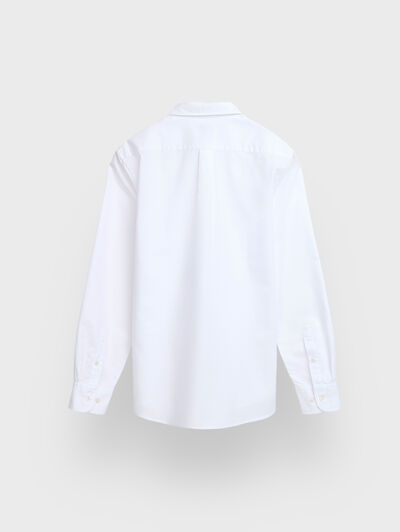 CAMISA OXFORD POCKET DYE BLANCO