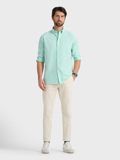CAMISA OXFORD SOLID VERDE