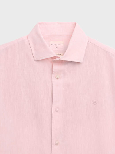 CAMISA LINO ALEX SALM&Oacute;N