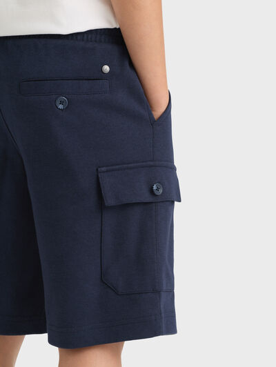 BERMUDA CARGO PUNTO KIDS AZUL MARINO