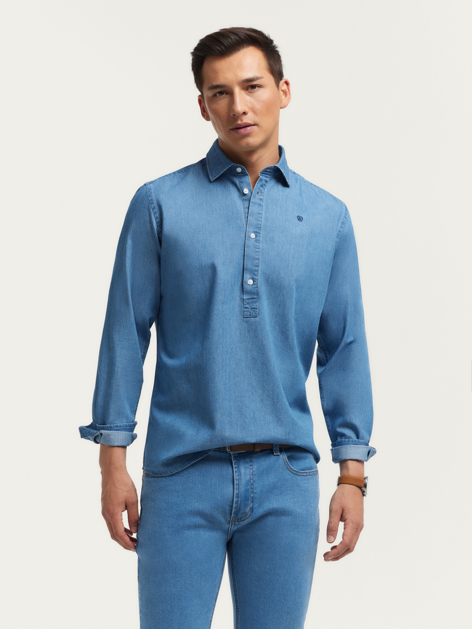 Camisa polera hombre discount
