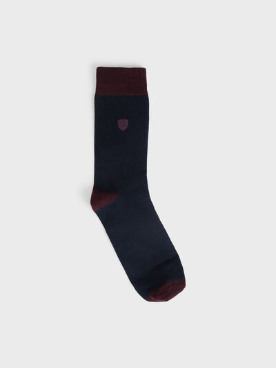 CALCETINES CANALE BICOLOR KIDS AZUL MARINO