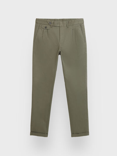 PANTALON CARROT VERDE