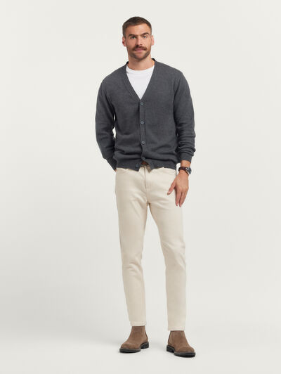 CARDIGAN TURNER GRIS