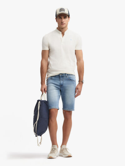 BERMUDA DENIM 5PKT CELESTE