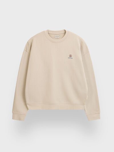 SUDADERA GAME BEIGE