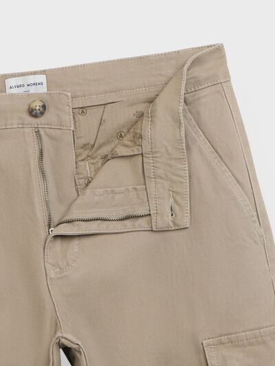 PANTALON CARGO ELVIS CAMEL