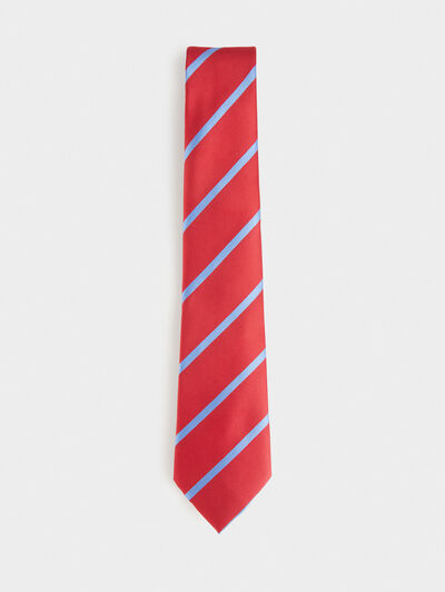 CORBATA JACQUARD MF ROJO