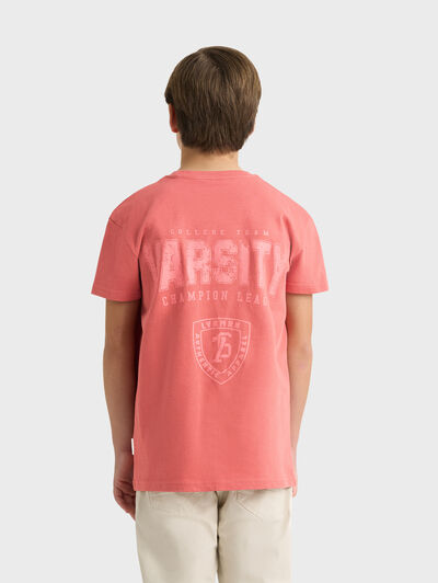 CAMISETA VARSITY KIDS ROJO