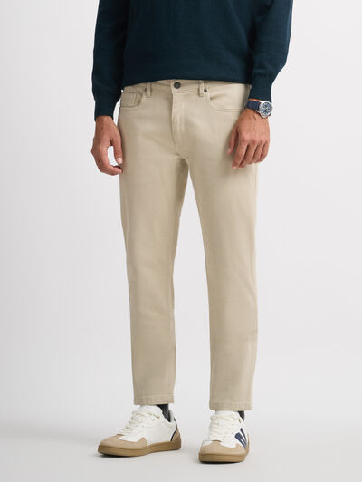 PANTALON MICRO 5PKT BEIGE