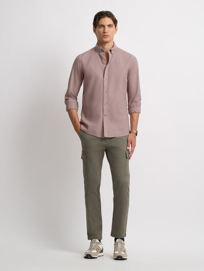 CAMISA OXFORD DYE ROSA