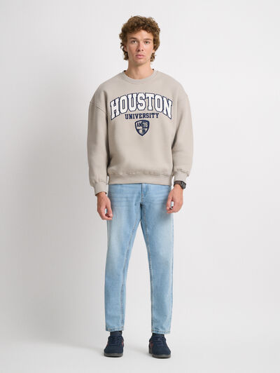 SUDADERA HOUSTON GRIS