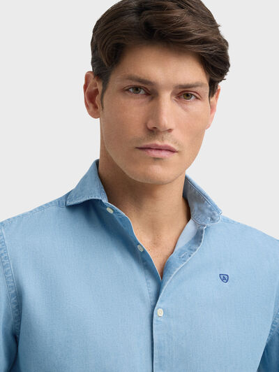 CAMISA DENIM JACK AZUL