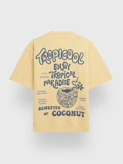 CAMISETA COCONUT AMARILLO