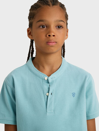 POLO MAO KIDS AZUL