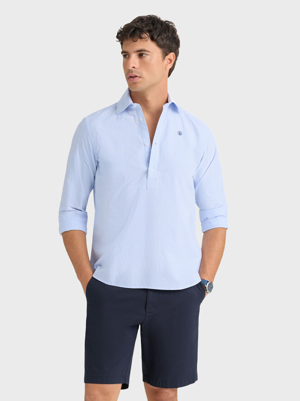 POLERA OXFORD RAYAS
