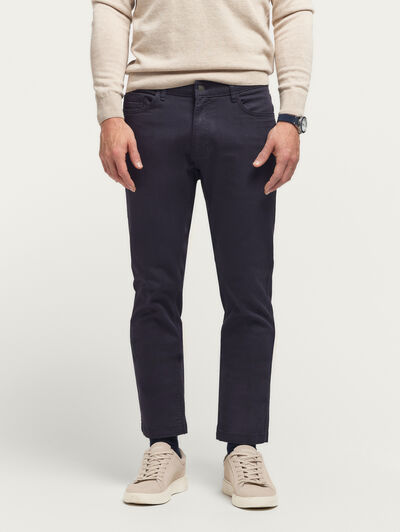 PANTALON 5 POCKETS AZUL MARINO