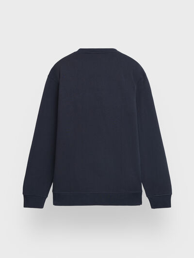SUDADERA PATCH AZUL MARINO