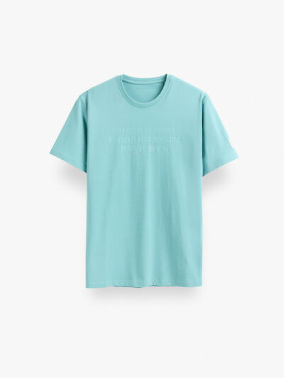 CAMISETA FEEL VERDE AGUA