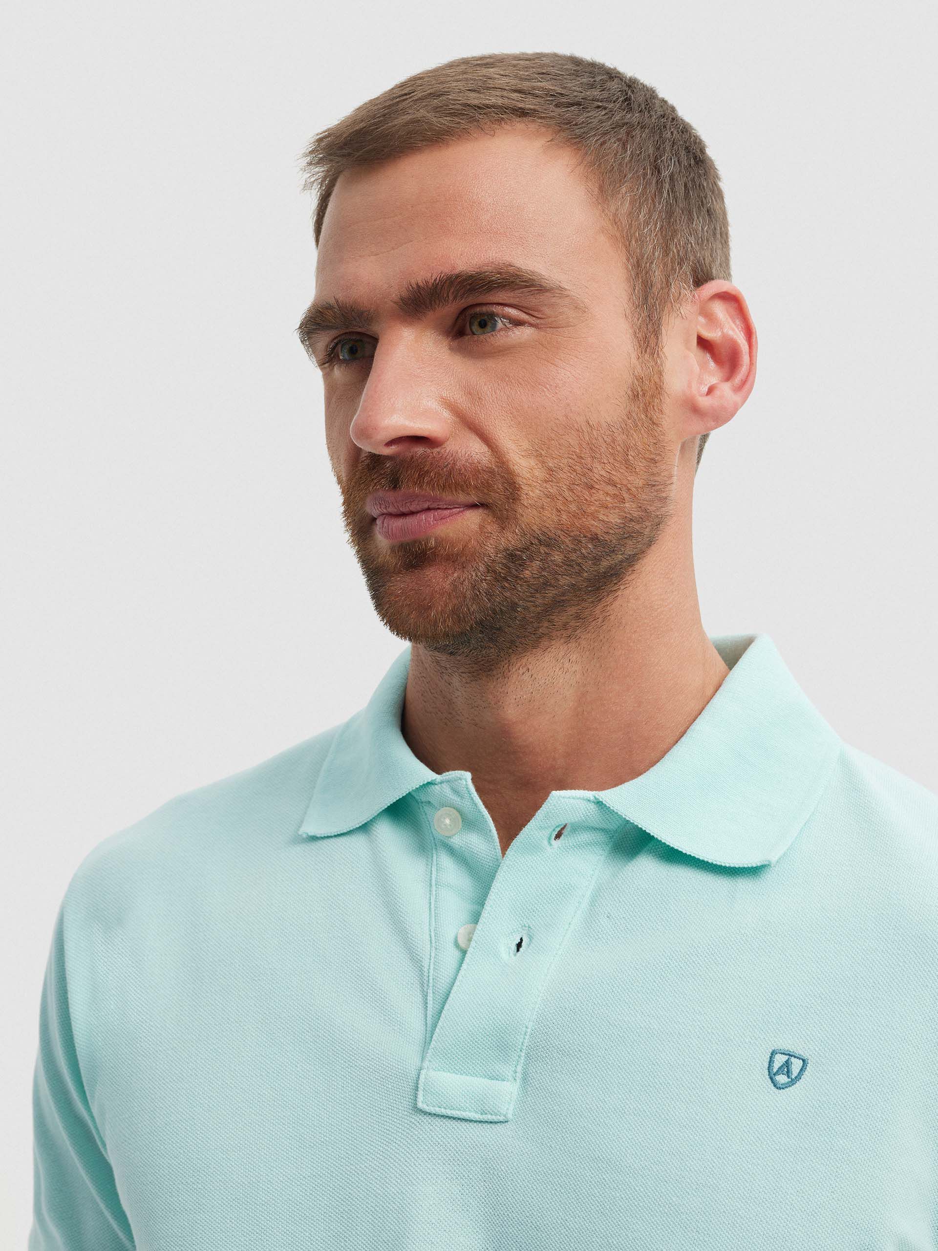 POLO BASIC VERDE AGUA