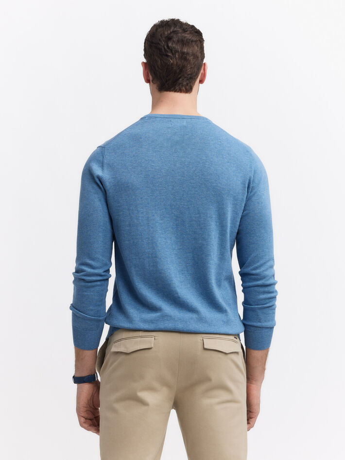 JERSEY ROUND NECK AZUL