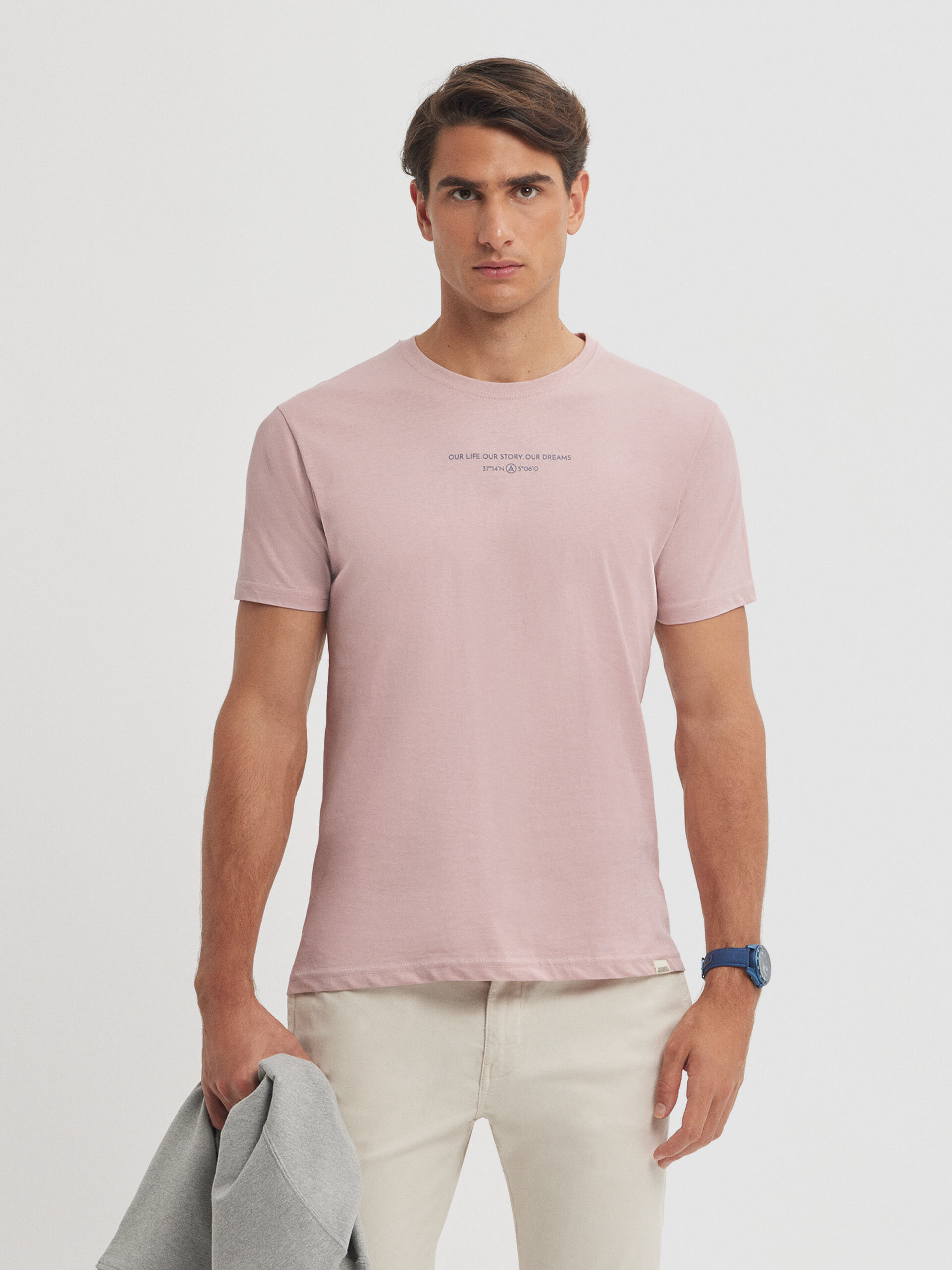 CAMISETA STORY ROSA