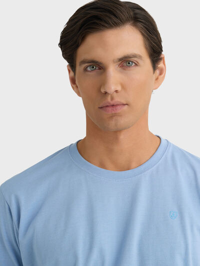 CAMISETA MELANGE AZUL