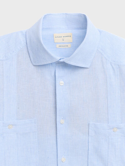 CUBANA LINO MIL RAYAS CELESTE