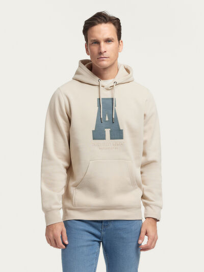 SUDADERA MOMENT BEIGE