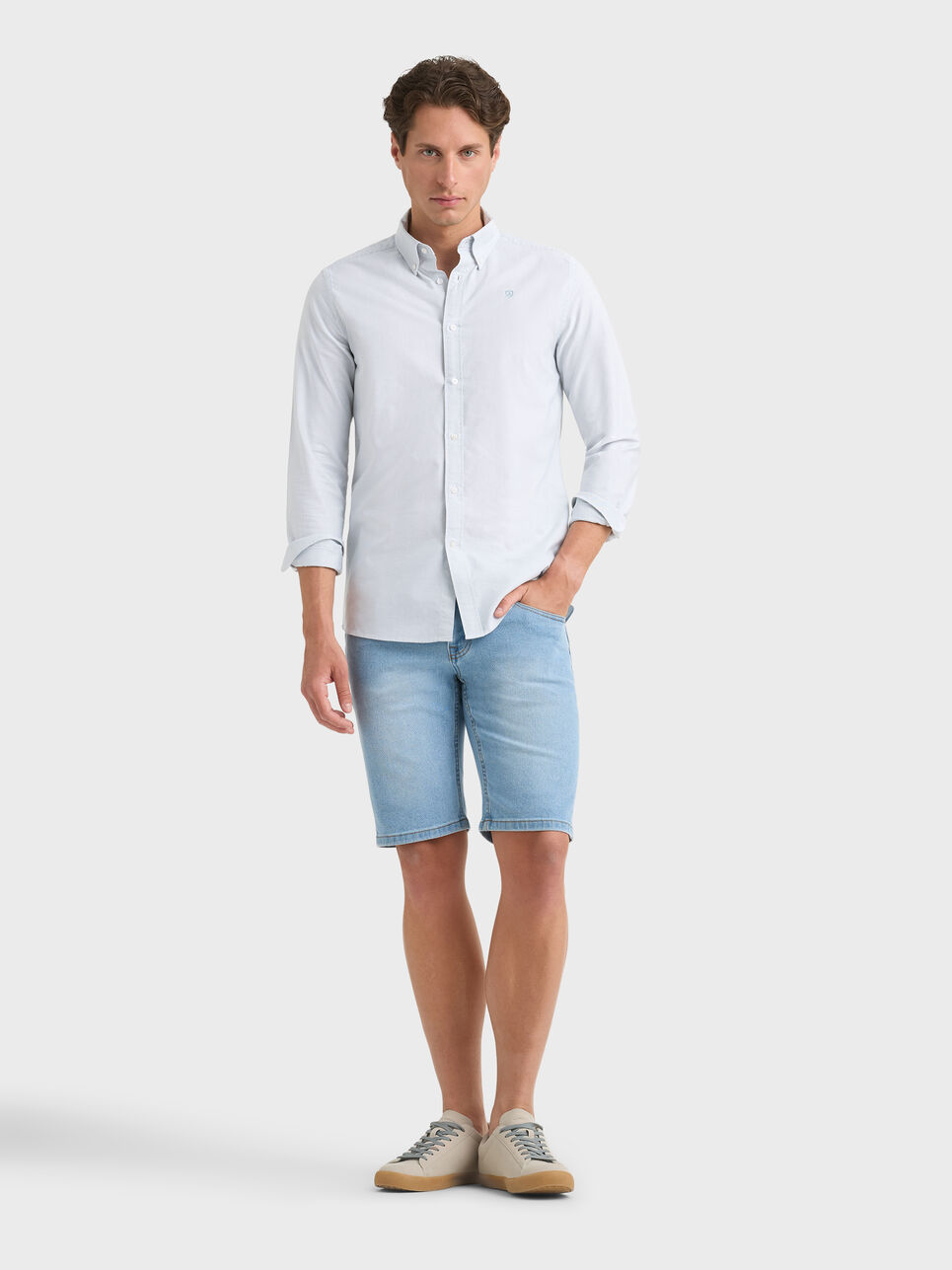 CAMISA OXFORD MIL RAYAS