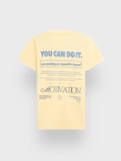 CAMISETA MOTIVATION KIDS AMARILLO