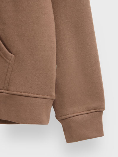 SUDADERA CAOS MARRÓN