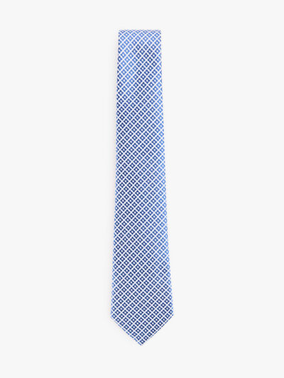 CORBATA JACQUARD BLANCO