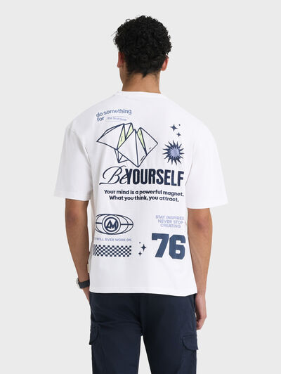 CAMISETA COFFEE BLANCO