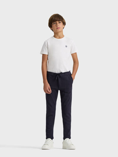 JOGGER CHINO KIDS AZUL MARINO